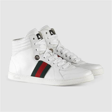 white gucci sneakers women's|gucci sneakers women high top.